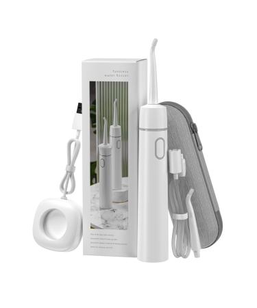 Portable Water Flosser for Teeth Professional Cordless Dental Oral Irrigator Tankless and Rechargeable IPX7 Waterproof Dental Water Flosser for Home and Travel Braces & Bridges Care