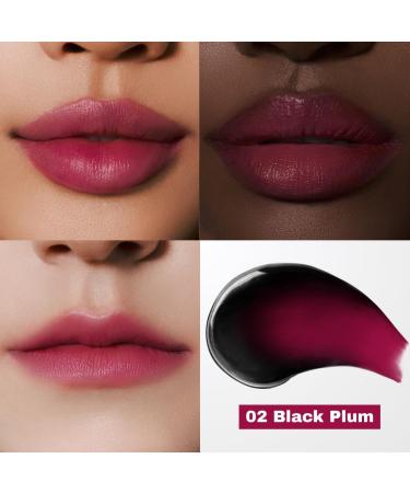 MILKTOUCH Summer-proof Lip Combo Black Peel Off Lip Tattoo #02 Black Plum + Collagen Lip Balm #Berry Tart - Buy Online on GoSupps.com