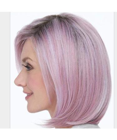 BGHJUE African Short Pink Lace Front Wig for Black Women - Pre-Plucked Brazilian Remy Human Hair - Buy Online on GoSupps.com