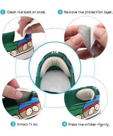 Skyfoot Kids Heel Grips - Self-Adhesive Cushion Inserts for Too Large Shoes (Beige, 2 Pairs) - Buy Online on GoSupps.com