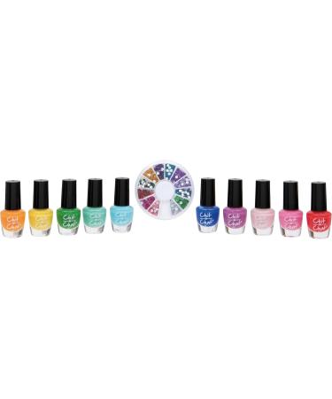 Chit Chat Colour Wheel Girls Nail Polish Art Gift Set with Gems - Buy Online on GoSupps.com