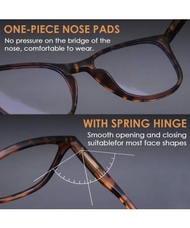TERAISE Ultralight Women's Reading Glasses 2PCS Matte Computer Readers Hawksbill 2.5X - Stylish and Comfortable - Buy Online on GoSupps.com