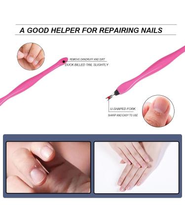 Cuticle Trimmer 18 Pcs Cuticle Remover Cuticle Pusher Nail Cuticle Remover Nail Art Tools Nail Cleaner Tool - Buy Online on GoSupps.com