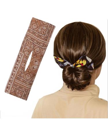 Buy Skillful Bun Hair Styling Tool - Top Knot French Polyester Headband for Women | Perfect Summer Hair Accessory - Buy Online on GoSupps.com