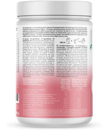 Nutri + Clear Vegan Protein Powder - Refreshing Cherry Flavor Soy-Free Gluten-Free Lactose-Free Sugar-Free 400g Pack - Buy Online on GoSupps.com