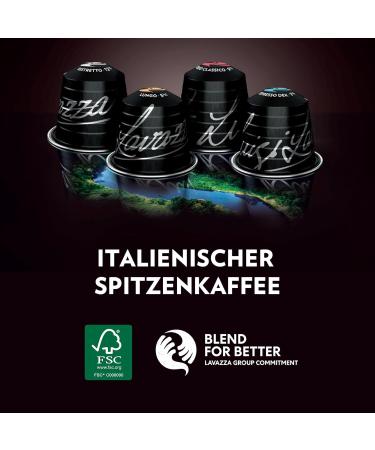 Buy Lavazza Dark-Roast Espresso Ristretto - Full-Bodied Nespresso Compatible Capsules (10 Pack) - International Shipping Available - Buy Online on GoSupps.com