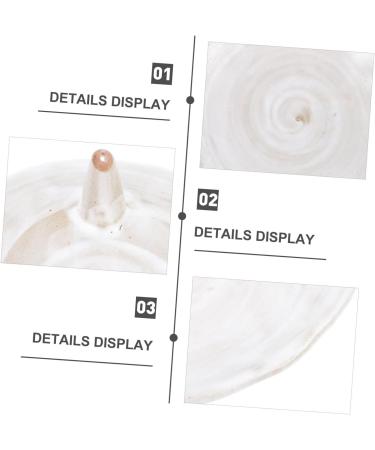 ABOOFAN 1pc Sauce Plate Kitchen Tableware Tea Bag Holder Dish Ceramic Storage Plate Seasoning Plate Ceramic Pasta Bowls Sauce Dipping Bowls Dishes Household Ceramics White Tray - Buy Online on GoSupps.com