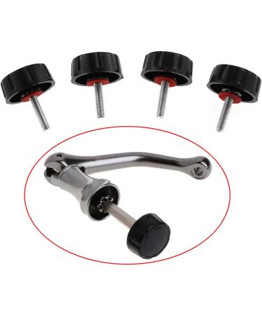 ZRM&E 4pcs Universal Fishing Reel Handle Screw Caps - Spinning Reel Crank Power Foldable Handle Black - Buy Online on GoSupps.com