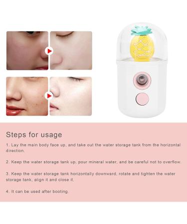 Mini Nano Facial Moisturizing Sprayer USB Charging Handheld Skin Hydrating Mist Sprayer for Face Care Pure Daily Use - Buy Online on GoSupps.com