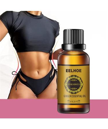 Fat burning massage oil against cellulite and slimming massage oil on the abdomen-decreasing herbal massage oil for losing weight anti-cellulite massage oil 1 ml (1 Pack) 10ml
