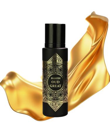 Hamidi OUD GREAT Water Perfumes for Women & Men Long-Lasting Perfume 30ML (1.01 OZ) Invigorating Unisex perfume Elevate Your Senses With This Glorious Fresh Floral Scent - Buy Online on GoSupps.com