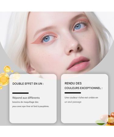  G n rique Eyeliner Pen 2-in-1 Soft Eye Makeup Pen Elegant Eyeliner for Women - Evening Subway Work Travel Wedding Concert Everyday Wear Prom Cosplay Carnival - Buy Online on GoSupps.com