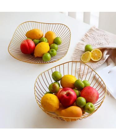 Fruit Basket Fruit Bowl 3-Tier Fruit Basket Holder Decorative Fruit Bowl Stand for Countertop Kitchen Home Kitchen Organizers and Storage (Color : Gold2) - Buy Online on GoSupps.com
