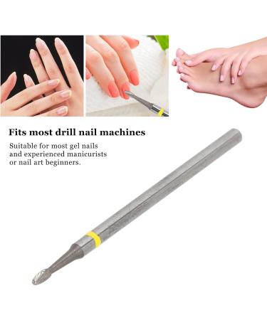 Nail Polish Drill Bit Cuticle Removal Tungsten Steel Fine Grinding Pedicure Nail Drill Bit for Nails - Buy Online on GoSupps.com