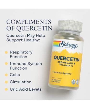 Buy Solaray QBC Plex 120 VegCaps - Support Immune Health & Energy Boost - Buy Online on GoSupps.com