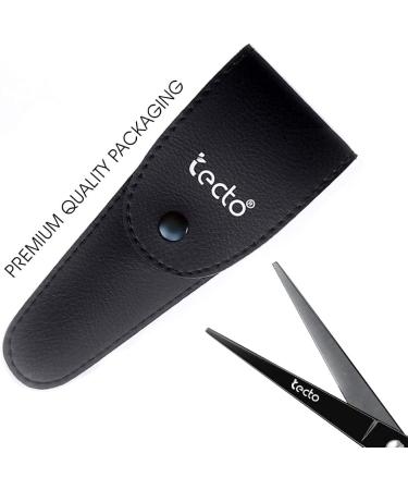 Tecto Hair Cutting Scissors 6.6 - Professional Stainless Steel Barber Shears for Men, Women & Kids | Extra Sharp Hair Cutting Scissors with Leather Case - Buy Online on GoSupps.com