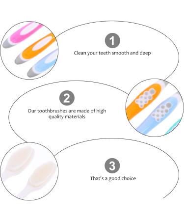 Ultra-Fine Soft Toothbrush Set - 4 Travel-Ready Baby & Men's Manual Toothbrushes for Daily Care - Buy Online on GoSupps.com