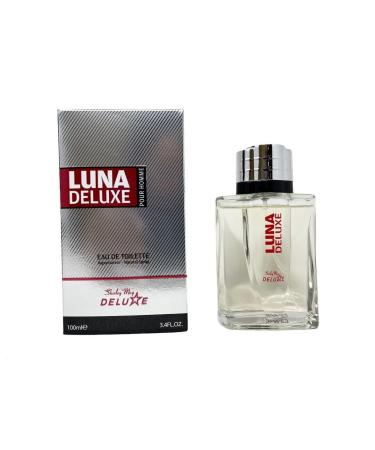 Luna Deluxe Pour Homme 3.4 Fl. Oz. Eau De Toilette Citrus Aromatic fragrance For Men - Buy Online on GoSupps.com