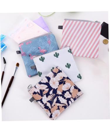 Healifty Portable Period Bags - 16 Pcs Napkin Storage & Hygiene Organizer for Travel - Menstrual & Tampon Zipper Bag - Buy Online on GoSupps.com