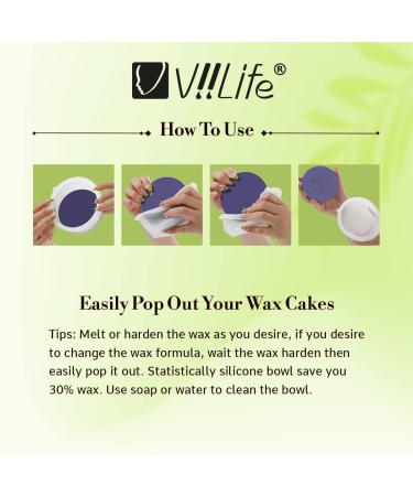 ViiLife Silicone Replacement Wax Bowl for Wax Warmer - Home Waxing Kit Accessory - Buy Online on GoSupps.com