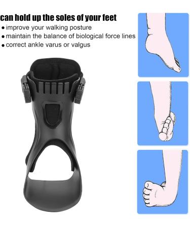 Yinhing Drop Foot Brace - Ankle Foot Orthosis for Men & Women | Support for Achilles Tendon - XL Left Foot - Buy Online on GoSupps.com