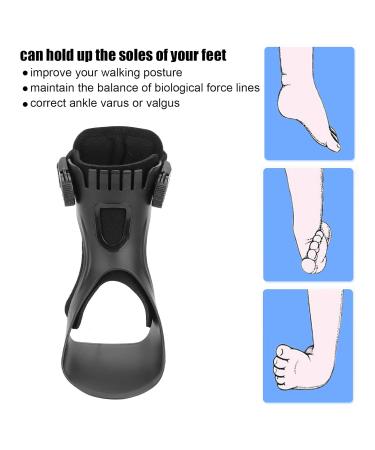 Lightweight Drop Foot Brace Orthosis for Hemiplegia - Left Foot Support for Stroke Recovery - Improved Balance & Mobility - Buy Online on GoSupps.com