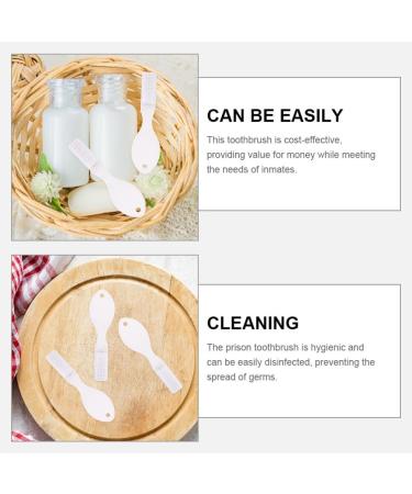 Buy Healvian 20-Pack Portable Prison Toothbrushes - Soft Handle Large Brush Head - Ideal for Travel & Daily Use - Buy Online on GoSupps.com