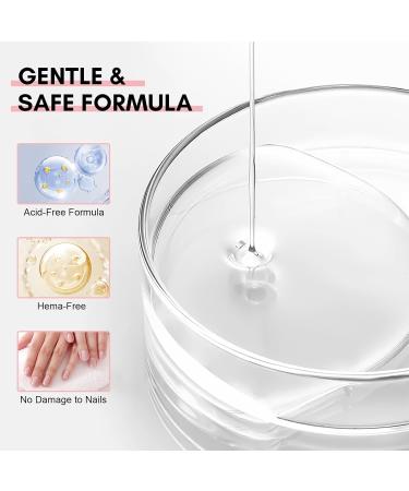 Makartt Nail Primer No Lift Nail Primer for Acrylic Nails 15ml Nail Primer Prep for Gel Nail Polish Dipping Powder Nail Art Fast Dry Acid Free Gel Nail Primer Home Salon Manicure Clear-15ml Nail Primer - Buy Online on GoSupps.com