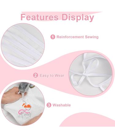 Buy Ailvor 8-Piece Double-Sided Baby Bibs for Painting - Includes Textile Pencils & Stencils - Perfect Baby Shower Games & Gifts for Boys & Girls - Buy Online on GoSupps.com