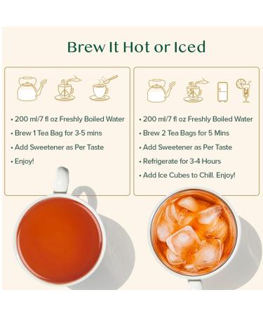 Vahdam Himalaya Oolong Tea Bags - 100% Pure Loose Leaf Oolong in Pyramidal Bags - Perfect for Hot Iced & Kombucha Tea - 100 Tea Bags - Buy Online on GoSupps.com