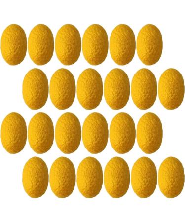 Buy Beaupretty 150 Pcs Wrinkle Removal Beauty Scrub Cocoons - Silk Facial Balls for Cleansing - Yellow 2.7x2cm - International Shipping Available - Buy Online on GoSupps.com