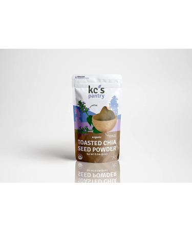 Organic Chia Seed Powder - 8 oz. Bag | Non-GMO, Vegan, Gluten-Free | Perfect for Smoothies, Baked Goods, and More - Buy Online on GoSupps.com