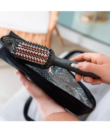 Cecotec Travel Smooth Iron BAMBA InstantCare 400 Ceramic Travel Brush for Effortless Styling 190 C 360 Cable LED Display - Buy Online on GoSupps.com