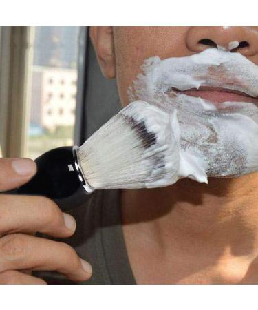 YMZ Shaving Brush Set - 2 Resin Handle Beard Brushes & Wooden Bowl for Men | International Shipping Available - Buy Online on GoSupps.com