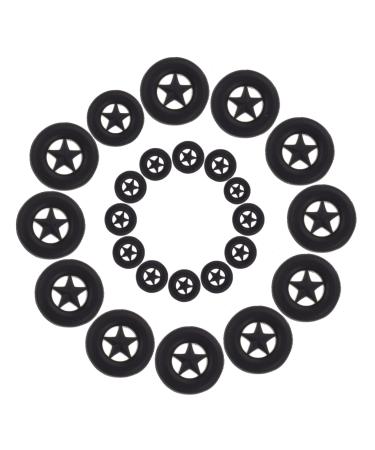 Osaladi glasses for children 20 pairs of anti-slip ring for glasses sunglasses ear handles sunglasses ears glasses ears sunglasses holder children's glasses colored glasses black 1.5x1.5cm