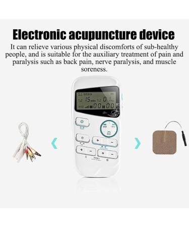 Electronic Acupuncture Treatment Apparatus Portable Acupuncture Massager Machine Adjustable Intensity 2-Channel Output 3 Modes are Available Frequency Adjustable for Pain Relief - Buy Online on GoSupps.com