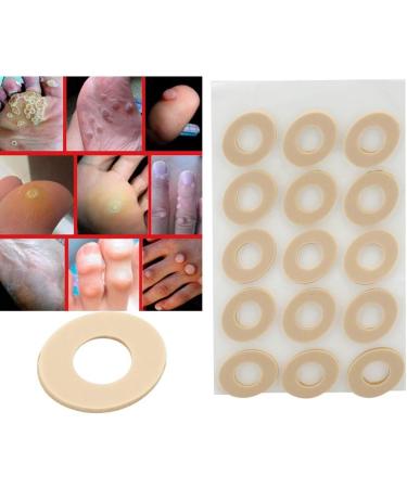 TEUOPIOE Corn Cushion Pads Self Stick Adhesive Foot Care Cushions Waterproof Corn Protectors for Feet Women Men(Grande ellisse) - Buy Online on GoSupps.com