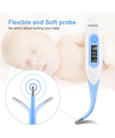 Adoric Digital Medical Thermometer - Best Armpit & Oral Thermometer for Baby Kids Adults in Blue - Buy Online on GoSupps.com