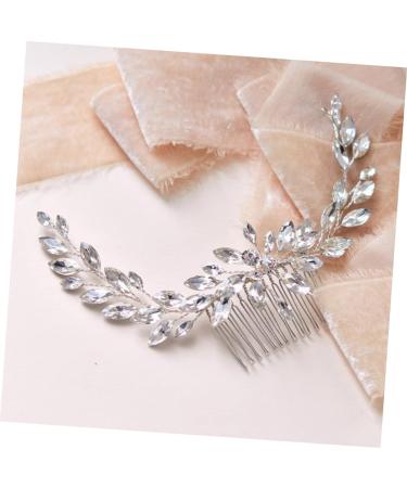 Ipetboom Hair Side Combs Rhinestone Barrettes Wedding Hair Clip Rhinestone Hair Clip Hair Teasing Comb Decorative Hair Combs Bride Insert Comb Bridal Bride Hair Clip Accessories Manual Miss - Buy Online on GoSupps.com