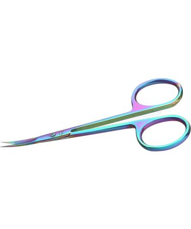 Cuticle Nail Scissors Multi Purpose Small Manicure Scissors Pedicure Finger & Toe Nail Cuticle Scissors Professional Thin toenail Scissors Eyebrow Scissors for Men and Women (Multi Colour) - Buy Online on GoSupps.com
