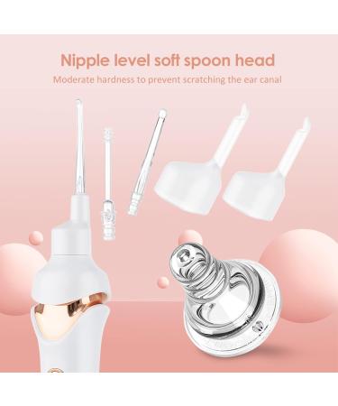 Electric Ear Scoop Rechargeable Led Ear Cleaning Tool Quiet Safe Low Noise Portable Ear Cleaner for Kids Adults Black - Buy Online on GoSupps.com