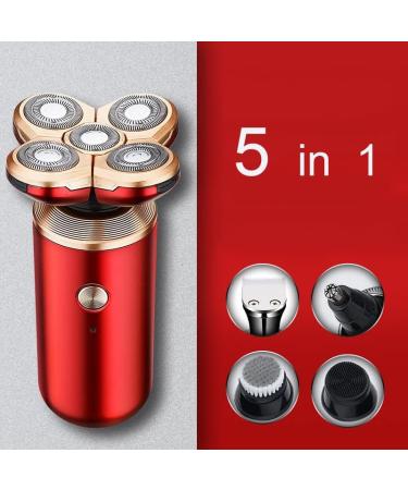 Rasoir lectrique Rasoir lectrique 5 en 1 for Hommes Tondeuse Barbe Rasoir Flottant 5D Machine de Rasage for t te Chauve Rouge - Buy Online on GoSupps.com