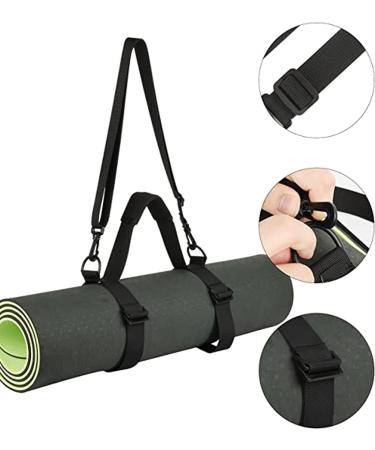 WISDING Yoga Mat Strap - Portable Sling for Yoga Mat, Picnic Blanket, Festivals, Camping | Adjustable Shoulder Strap & Handle for Pilates & Motorcycling - Buy Online on GoSupps.com
