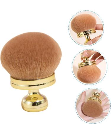 VINTORKY Fluffy and Soft Makeup Brush Travel Powder Brush Makeup Powder Brush Travel Makeup Brush Setting Powder Brush for Loose Powder Brush for Powder Foundation Blush Brush Makeup Tools 8.50X7.00X7.00CM Golden - Buy Online on GoSupps.com