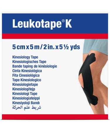 Leukotape K 5x500cm Media Nero - Buy Online on GoSupps.com