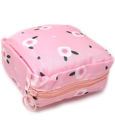 HONBAY Large Capacity Sanitary Napkin Bag | Cute Stylish Tampons Pouch and Nursing Pad Holder | Coin Purse Makeup Bag - Buy Online on GoSupps.com