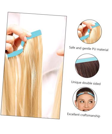 Housoutil 6 Wigs Tape wig replace extension belt adhesive tape Extension Tape double stick tape Label supplies extend film Reissue block patch Headband pu double sided - Buy Online on GoSupps.com