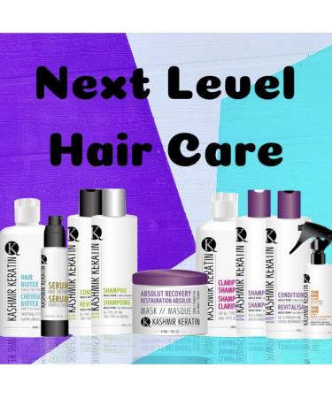 2 pc Kashmir Keratin Curl Ease Set - 8 fl oz Shampoo & Large Comb for Perfect Curls | International Shipping - Buy Online on GoSupps.com