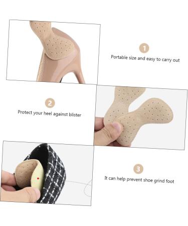NOLITOY 6 Pairs Anti-Wear Heel Stickers & Grips for Women's Shoes | High Heel Forefoot Cushion & Heel Pads - Buy Online on GoSupps.com