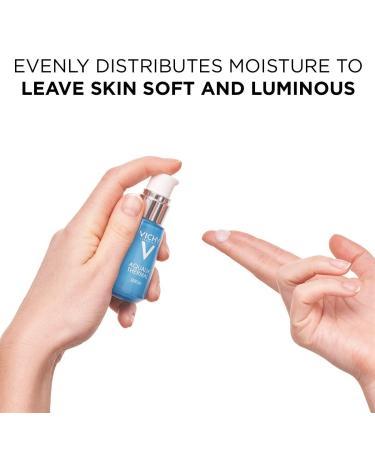 Vichy Aqualia Thermal Hydrating Face Serum - Hyaluronic Acid - 97% Natural Ingredients - Smooths Fine Lines - Silicone & Mineral Oil Free - Buy Online on GoSupps.com